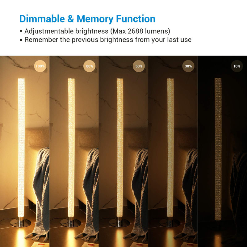 Dameyon 121cm LED Column Floor Lamp
