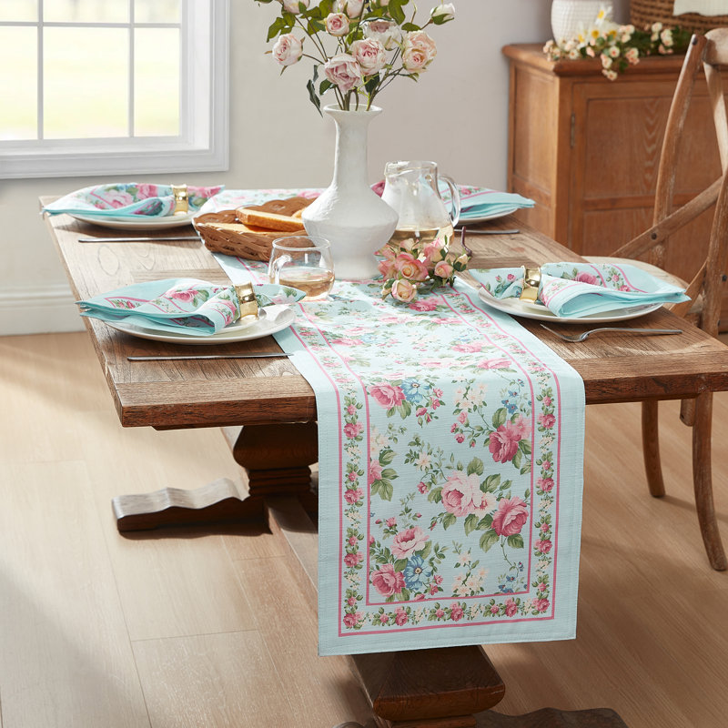 Chemin de table Vintage Floral
