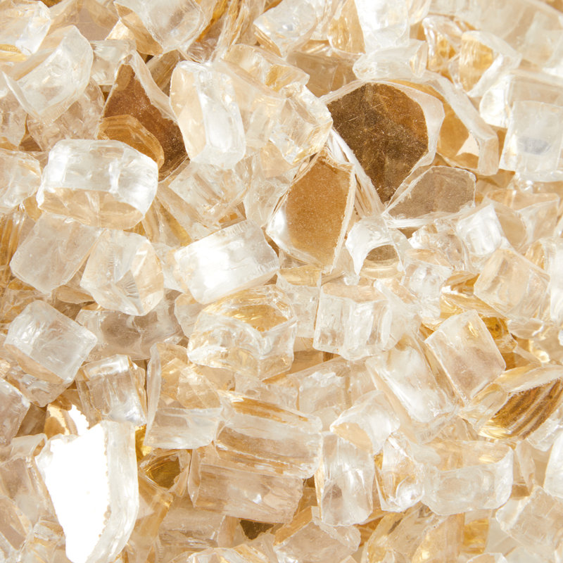 10 Lb. Aledra Fire Glass, Gold