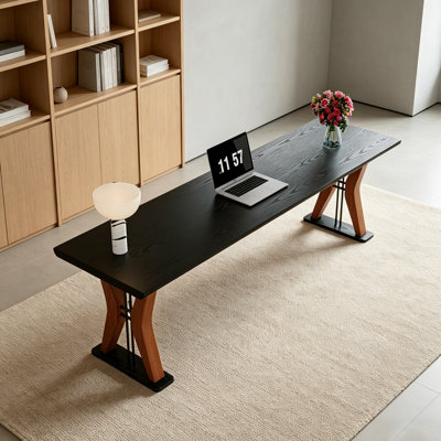 Creative-shaped Long Rectangular Computer Desk