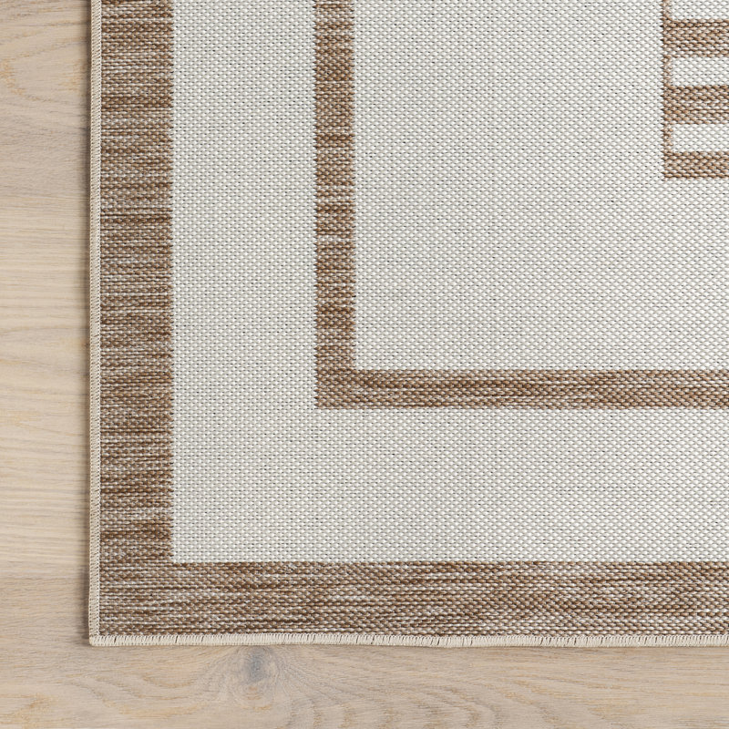 Caoimhe Geometric Indoor/Outdoor Area Rug, Rectangle 5'3" x 7'6"
