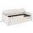 Beige Twin Daybed With Collapsible Trundle And Socket Charging Function - Elegant