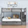 Eigild Kids Twin over Full/Twin Wood Bunk Bed with Drawers