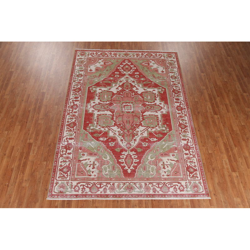 Geometric   Oriental Area Rug 7x10
