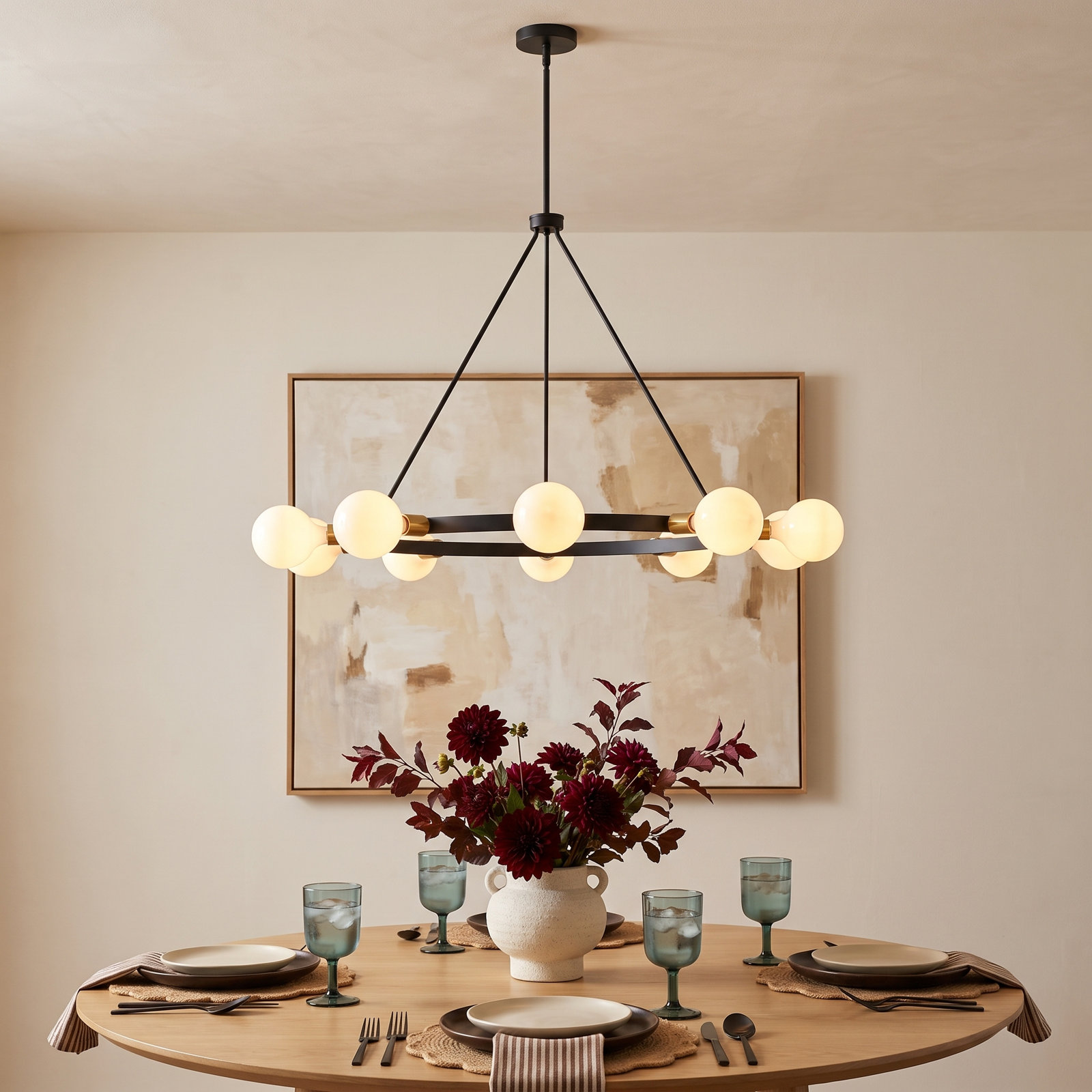 Carolee Chandelier, Black