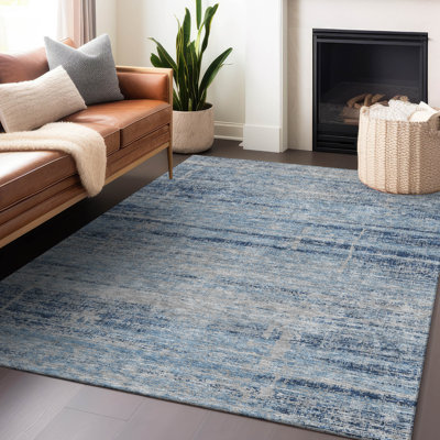 Premium Machine Washable Gerardo Sky Rug