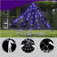 Lumières mauves d'Halloween