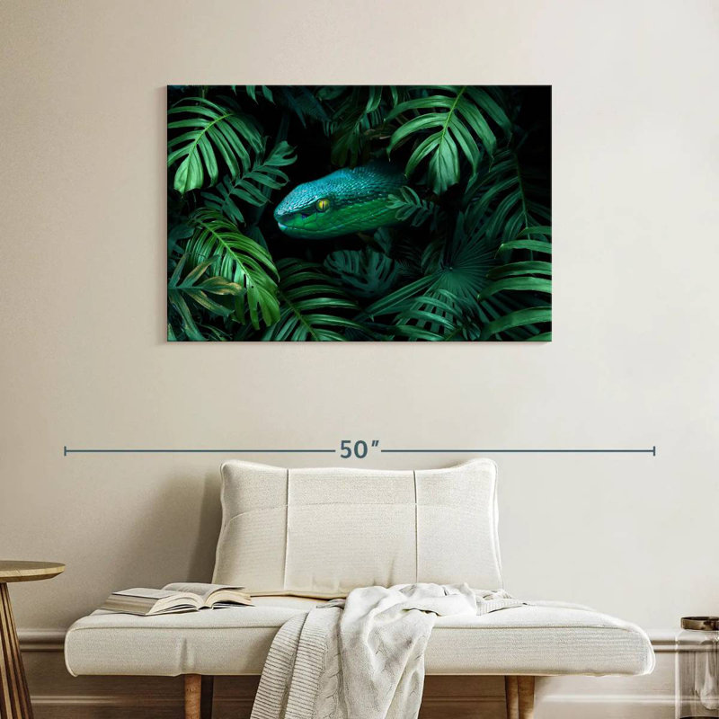 Serpent tropical Brampt, H 26 po x l 39 po
