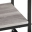Zaylee 44.7cm W Metal Shelving Unit with Wheels-1675128247