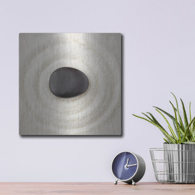 Latitude Run® «Zen Pebble 1» par Photoinc Studio, art mural en métal