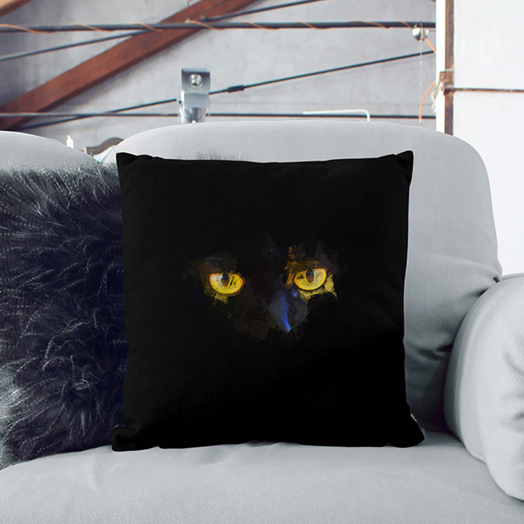 Eyes of a Cat Cushion with Filling