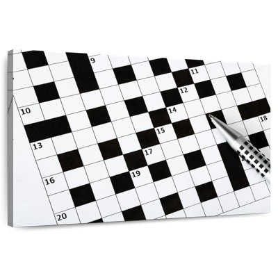 Blank Crossword Puzzle Photography