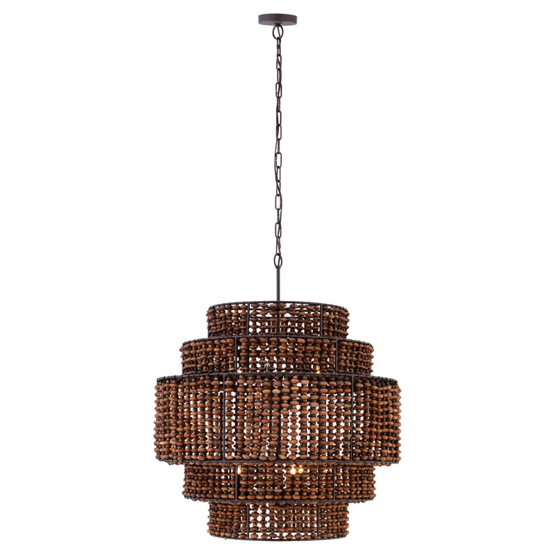Luminaire suspendu 9 lumières 30 "Beaudeau Beaune