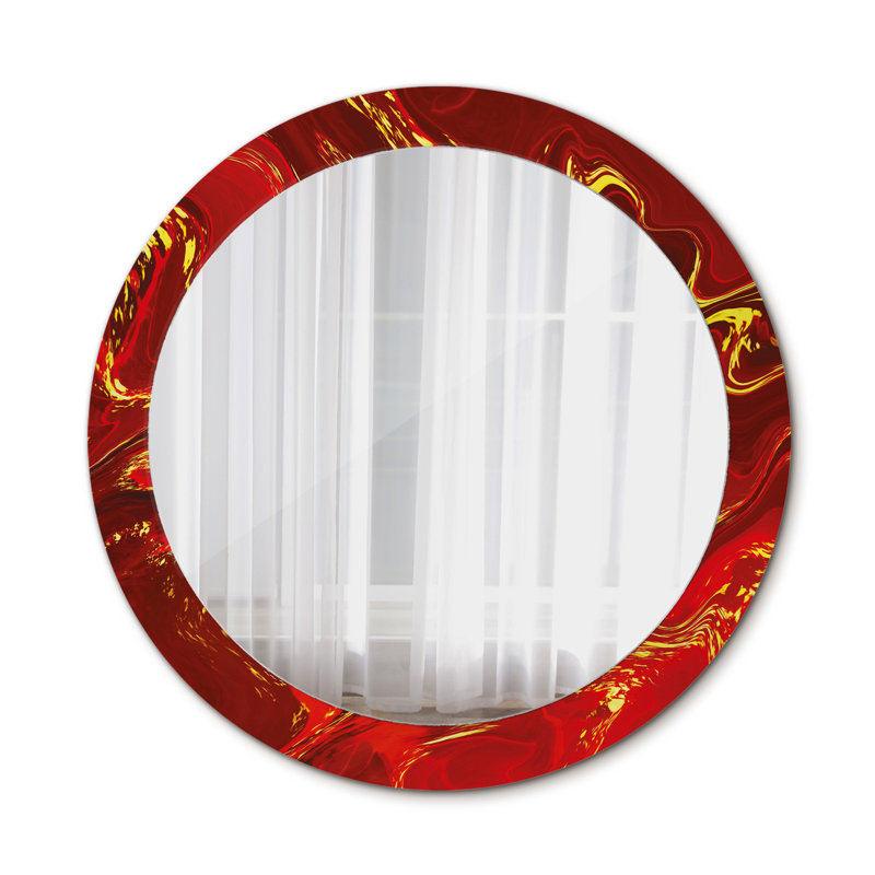 Huldar Glass Flat Wall Mirror