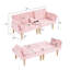Canapé double pliable en velours pour salon-1224492861-1224492862