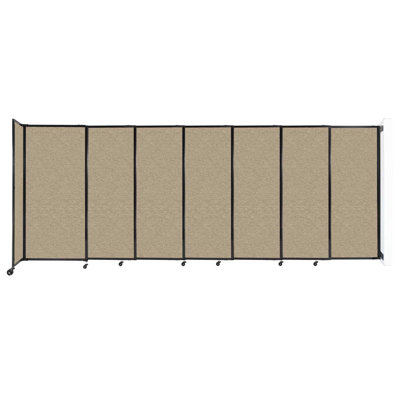 5' Tall Straightwall Sliding Wall-Mounted Partition