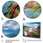 «Colorful Rainbow Fields Of Chroma I», reproduction sur toile-1838491229-1838491200