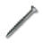 #8 x 1-3/4 in. Zinc Square Drive Flat-Head Coarse Thread with Nibs Self-Tapping