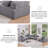 Boucle Lounge Sectional-700293165