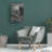 Wrapped Canvas Wall Art - Chris Bliss 'chryslerfog2BW' Wall Art for Living Room, Bedroom, or Office Décor  - 16x24