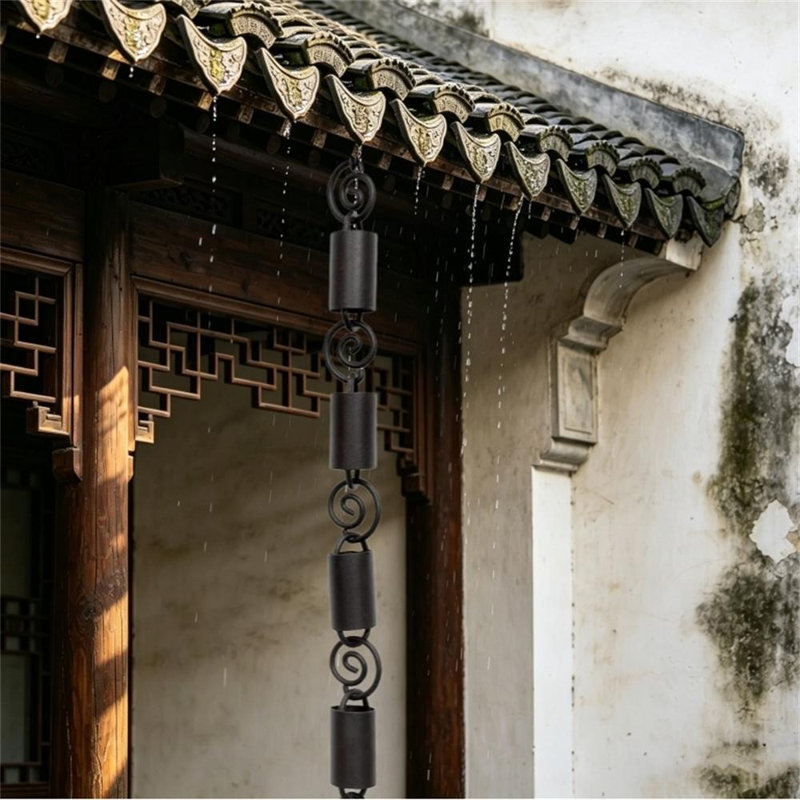 Metal No Subject Rain Chain
