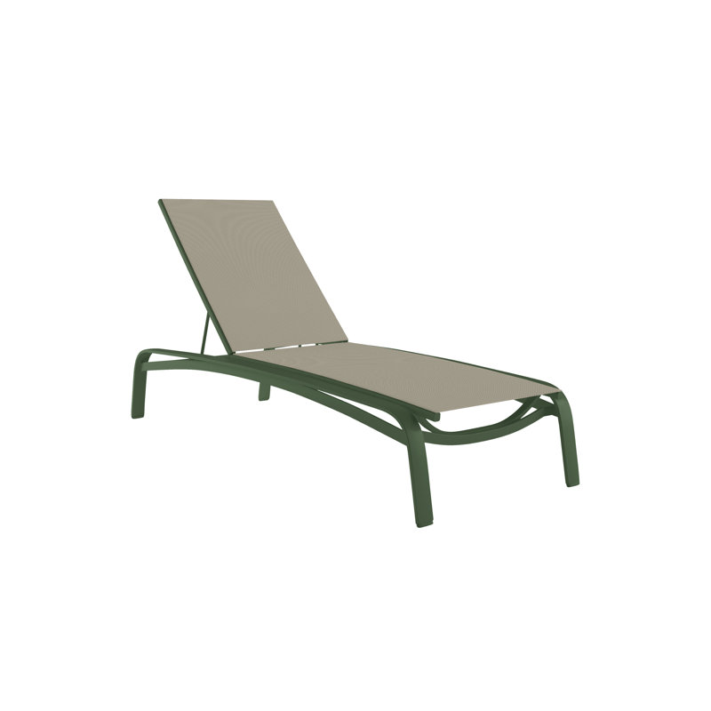 Laguna Beach Outdoor Chaise Lounge, Moab, Sparkling Water