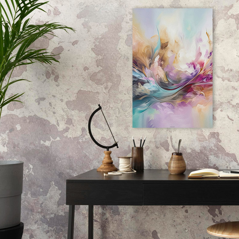 Watercolor Swish - Abstracts Contemporary Soul rendement, H 24 po x l 16 po
