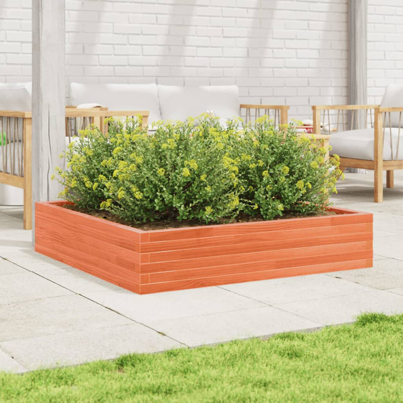 Amiela Planter Box, 23cm H x 110cm W x 110cm D, Black