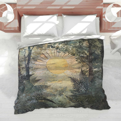 Sunlight Through Ferns Comforter
