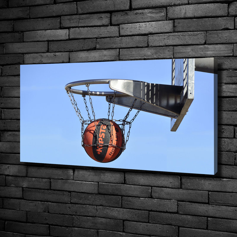 Basketball - No Frame Print on Canvas