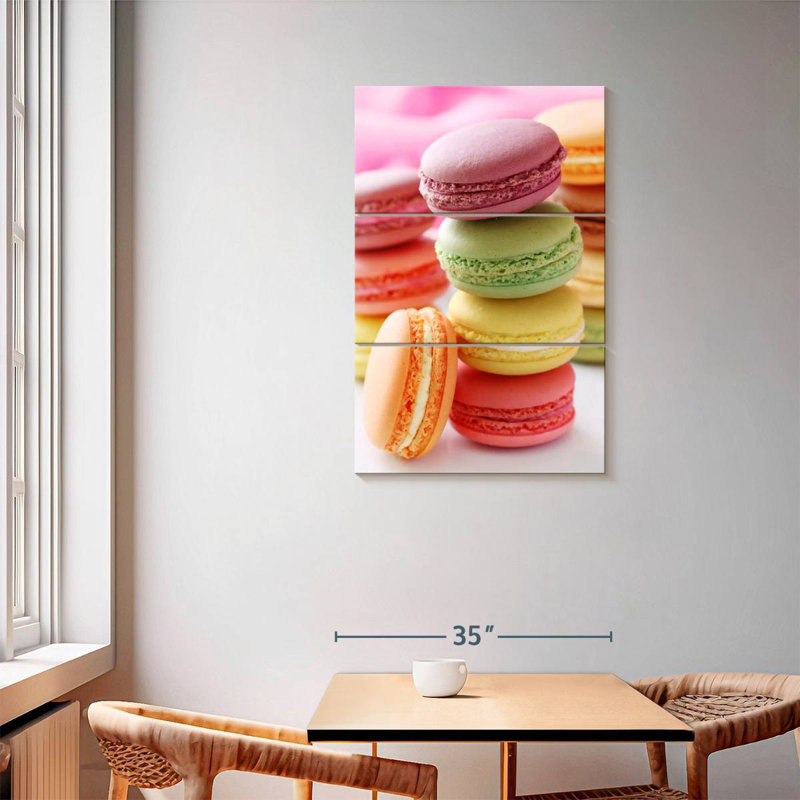 Yarlin Flavored Macarons, 57'' H x 36'' W