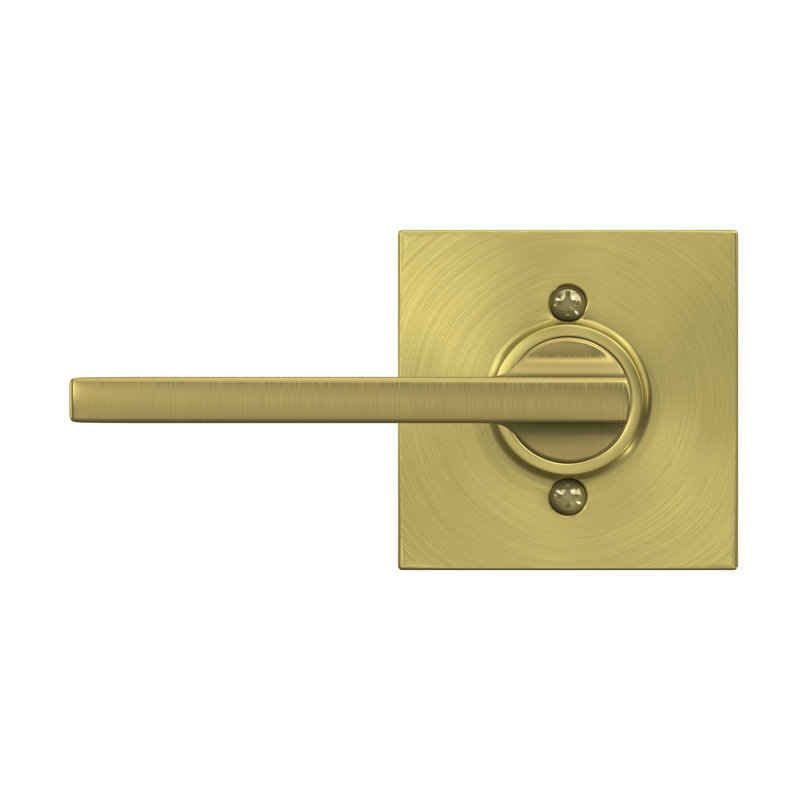 Satin Brass Door Lever