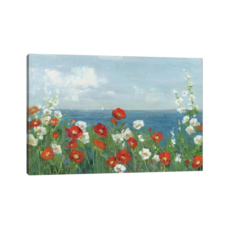 Through The Flowers by Sally Swatland - Wrapped Canvas Print, 101.6 cm H x 66.04 cm W x 3.175 cm D