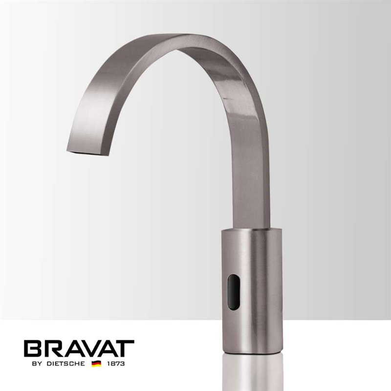 Commercial Brushed Nickel Touchless Automatic Sensor Faucet