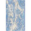 Lynnell Cotton Abstract Area Rug in Blue