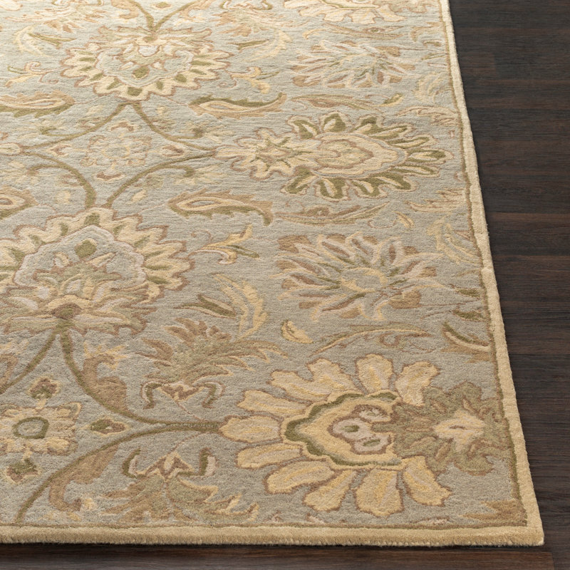 Arden Wool Floral Indoor Rug, Runner 3' x 12'