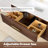 Cristo 72 " W 2 Double Vanity Bathroom Vanity With Quartz Top with Mirror-531152423