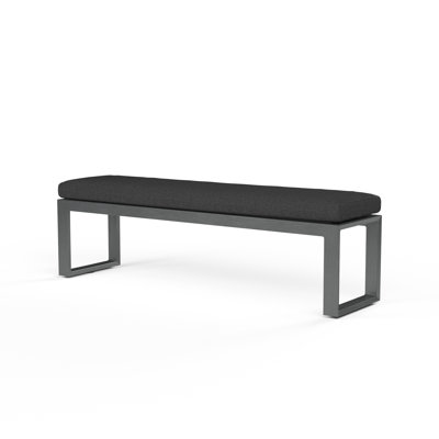 Georgie 72.01'' Aluminum Outdoor Bench