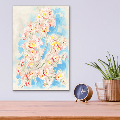  «Simple Branch Sketch 2» par June Erica Vess, art mural en verre acrylique, 12 po x 16 po