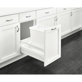 Rev-A-Shelf Tandem Pull Out Waste/Trash Container with Soft Close & Servo Drive System
