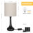Bedside Table Lamps Line Fabric Lampshade Metal Lamp Base-1228552050-1261140609-1261140613