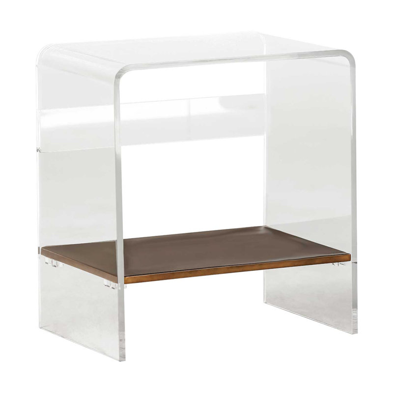 Sloan Lucite Waterfall End Table