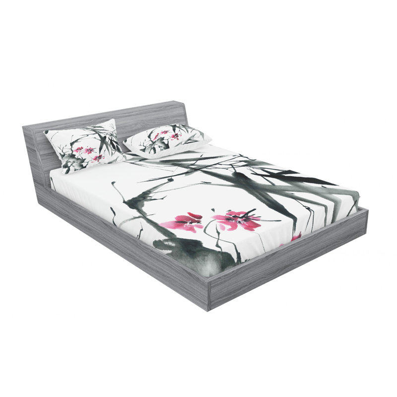 Microfiber Sheet Set, Full Sheet Set with Fitted Sheet
