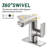 Single Handle Single Hole Bathroom Sink Faucet with Deck Plate-98666838