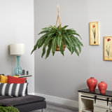 29'' Faux Fern Plant in Basket