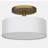 Faux Silk Semi Flush Mount-1598264526