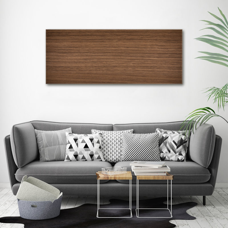 Wooden Background - Wrapped Canvas Print