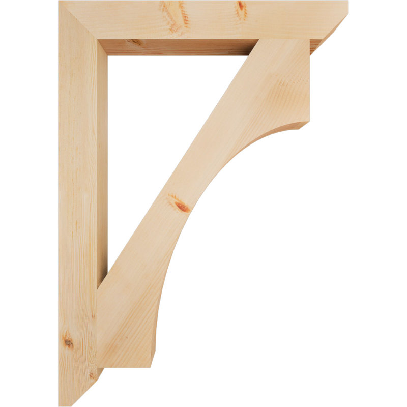 Support en bois Westlake, Sapin de Douglas, H 42 po x l 3,5 po x P 30 po