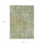 Tapis extérieur lavable abstrait 10 pi x 14 pi Sage