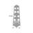 Makan Hall Tree 17'' Wide